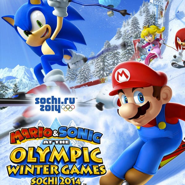 Nintendo Mario & Sonic aux Jeux Olympiques d'Hiver de Sotchi 2014 Standard Tyska, Engelska, Spanska, Franska, Italienska Wii U