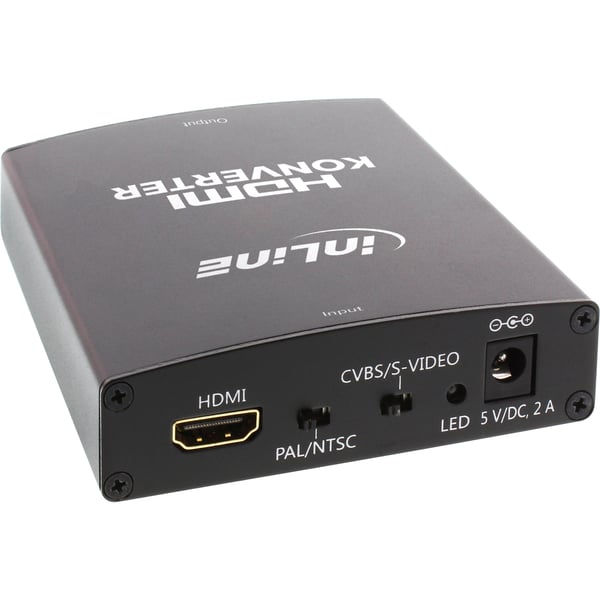 InLine 65006 videokabel adapter Sort