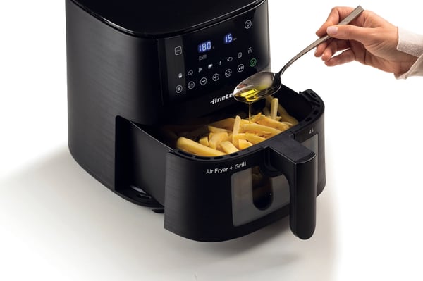 Ariete 4633/00 Single 4 l Fristående 1400 W Varmluftsfritös Svart