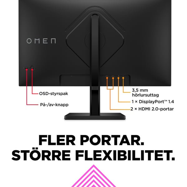 OMEN by HP OMEN 27 tum FHD 165 Hz Gaming-skärm – OMEN 27