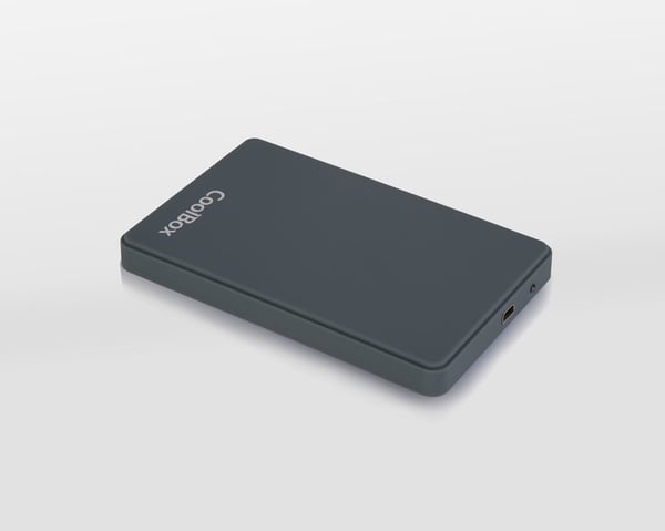 CoolBox SlimColor 2543 HDD-/SSD-kotelo Harmaa 2.5"