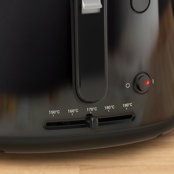 Tefal Vision FF2528E0 rasvakeitin Yksi 2,1 L Erillinen 1900 W Musta