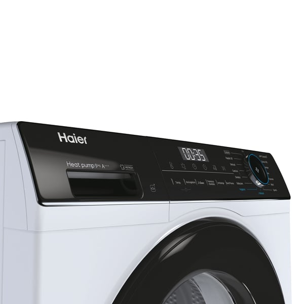 Haier HD90-A3939E tumlare Fristående Frontmatad 9 kg Vit