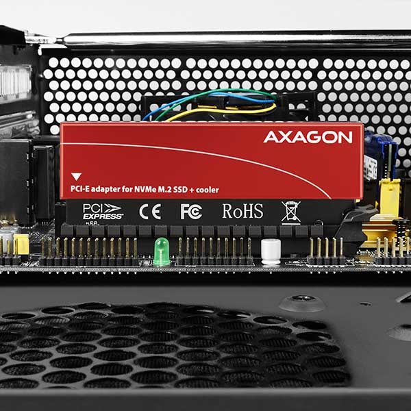 Axagon PCEM2-S nätverkskort/adapters Intern M.2