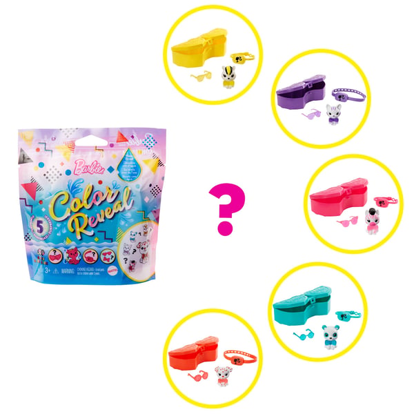 Barbie Color Reveal Pets Mono Mix Nuken lisätarvikesetti