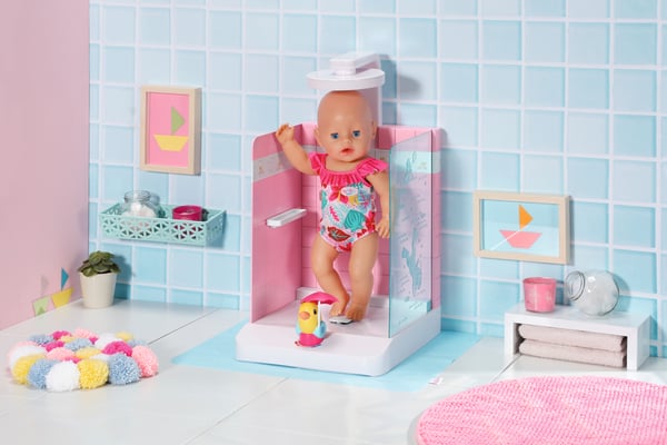 BABY born Bath Walk in Shower Dukke badeværelse