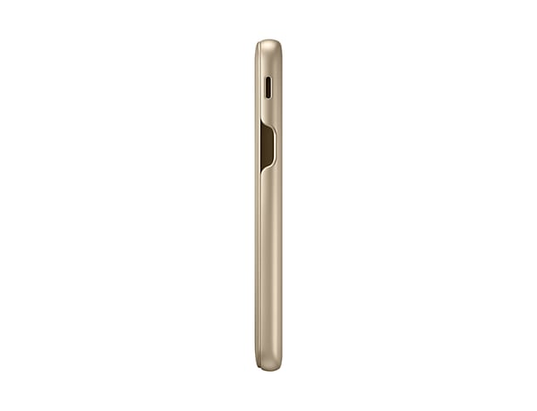 Samsung EF-WJ600 mobiltelefon etui 14,2 cm (5.6") Tegnebogsetui Guld