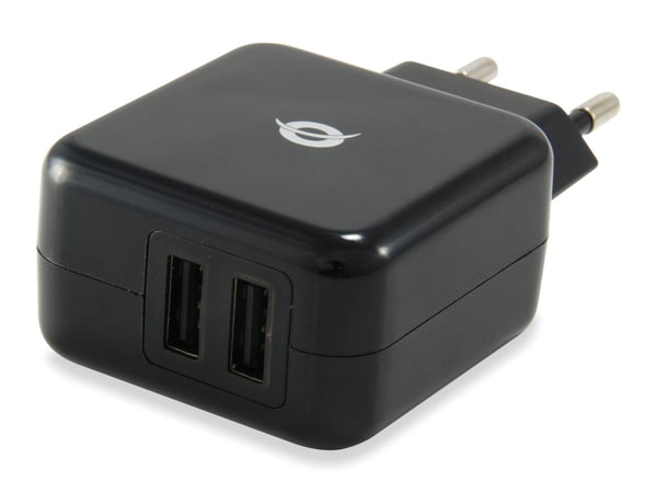 Conceptronic CUSBPWR2A mobiililaitteen laturi Tabletti Musta AC Pikalataus Sisätila Conceptronic CUSBPWR2A mobiililaitteen laturi Tabletti Musta AC Pikalataus Sisätila