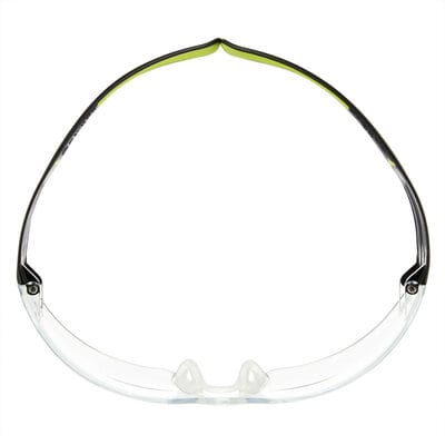 3M SF425C1 Skyddsglasögon Plast Svart, Grön