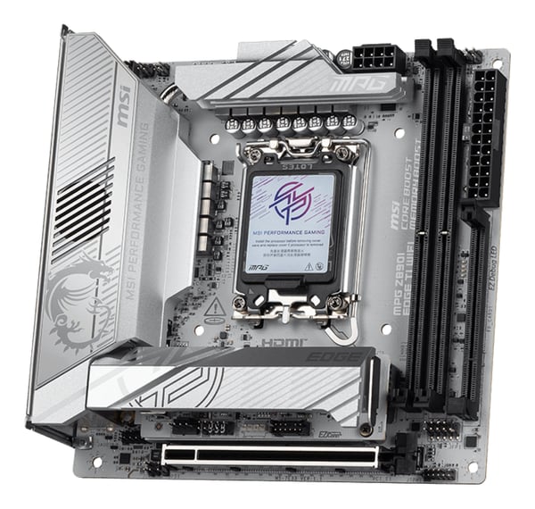 MSI MPG Z890I EDGE TI WIFI moderkort Intel Z890 LGA 1851 (Socket V1) Mini-ITX
