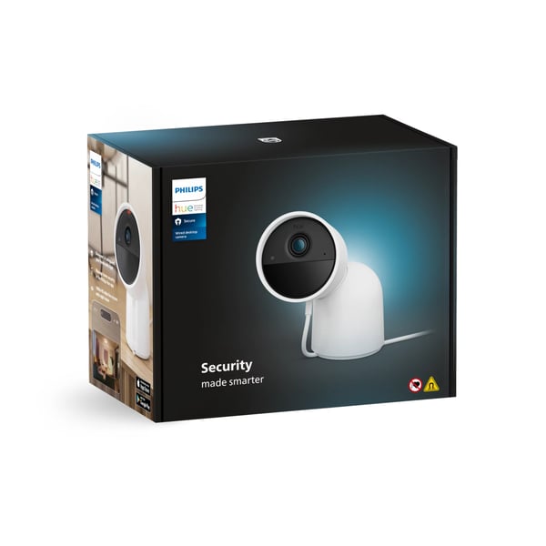 Philips Secure trådbunden kamera med bordsstativ