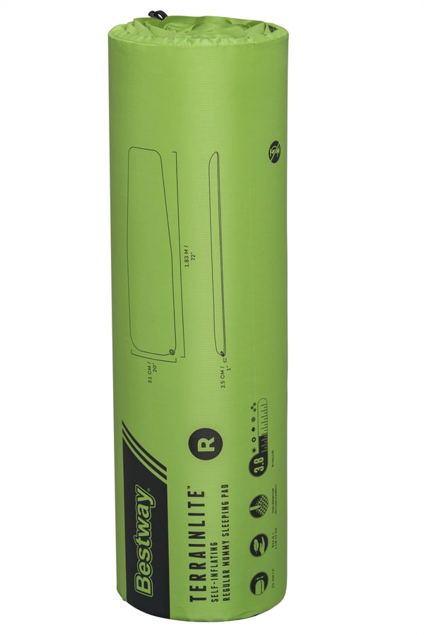 Bestway 69620 / 25 makuualusta 510 mm 1830 mm Vihreä