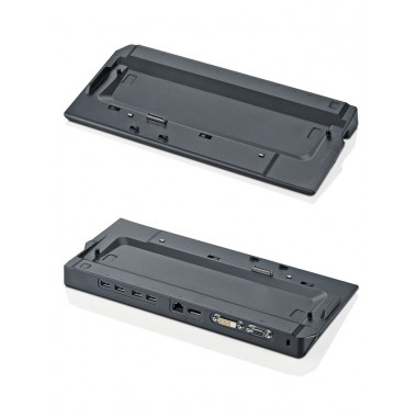 Fujitsu S26391-F1557-L110 dockningsstationer för bärbara datorer Dockning Svart