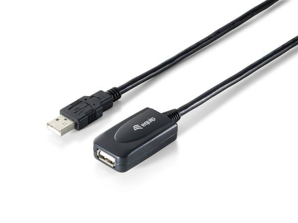 Equip 133336 USB-kabel USB 2.0 5 m USB A 0,48 Gbit/sek. Sort