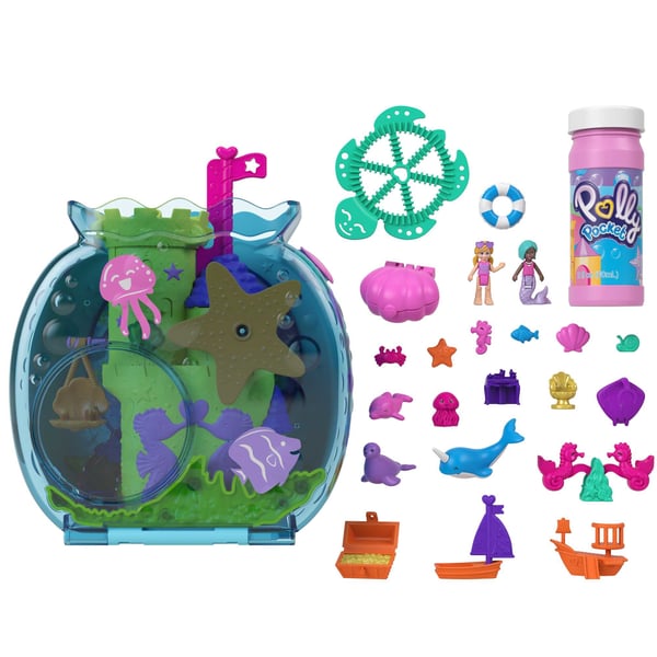 Polly Pocket BUBBLE AQUARIUM Playset