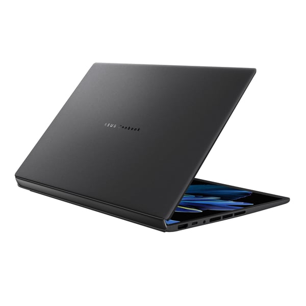 ASUS Zenbook Duo UX8407AA-U93BOHDCP1 Copilot+ PC Intel Core Ultra 9 386H Hybrid (2-i-1) 35,6 cm (14") Berøringsskærm WQXGA+ 32 GB LPDDR5x-SDRAM 1 TB SSD Wi-Fi 7 (802.11be) Windows 11 Pro Grå QWERTY Portugisisk