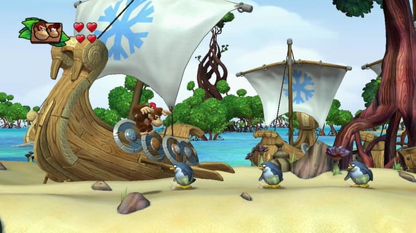 Nintendo Donkey Kong Country : Tropical Freeze Standard Tyska, Engelska, Spanska, Franska, Italienska Wii U