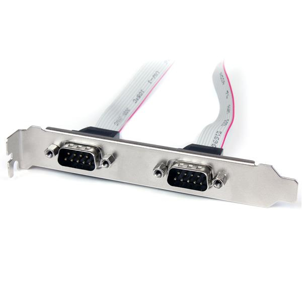 StarTech.com 2 IDC - 2 DB-9, F/M 2 x DB-9 2 x IDC Silver, Vit