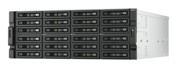 QNAP TL-R2400PES-RP Hölje för lagringsenheter HDD- / SSD kabinett Svart, Grå 2.5/3.5"