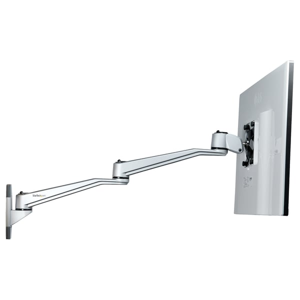 StarTech.com ARMWALLDSLP monitorin kiinnike ja jalusta 76,2 cm (30") Seinä Hopea