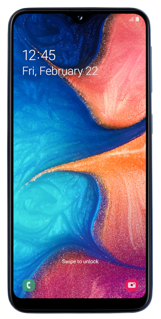 Samsung Galaxy A20e SM-A202F 14,7 cm (5.8") Dubbla SIM-kort 4G USB Type-C 3 GB 32 GB 3000 mAh Blå