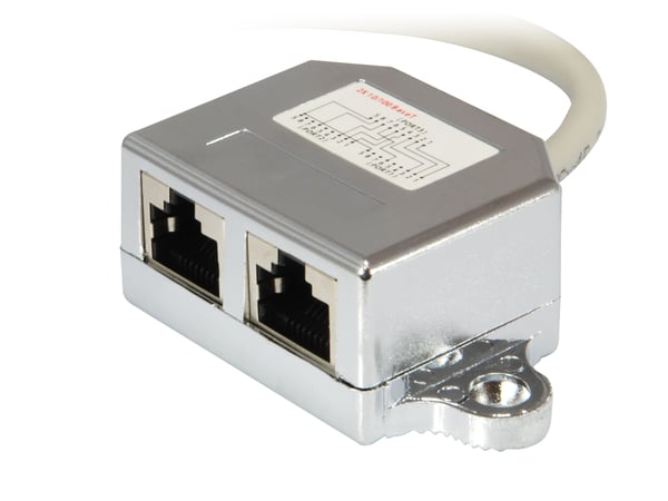 Equip 127608 netværks-splitter Sølv
