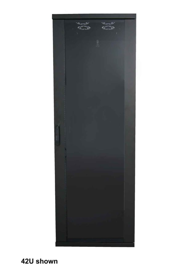 Intellinet 715362 stativ 22U Fritstående reol Sort