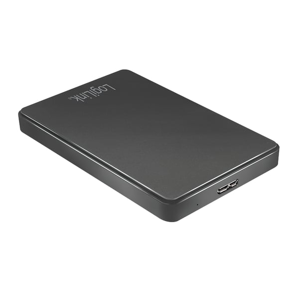 LogiLink UA0339 tallennusaseman kotelo HDD-/SSD-kotelo Musta 2.5"