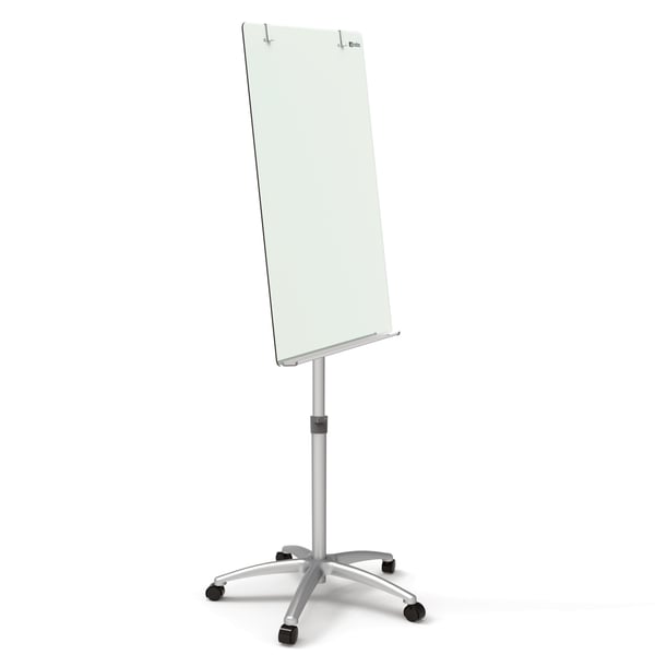 Nobo Flipover glas mobil brillanthvid