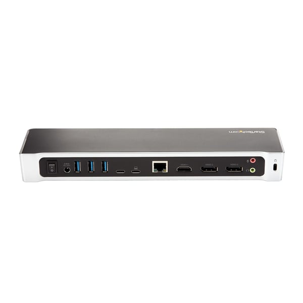 StarTech.com 4K USB-C Dock - Trippel Skärm - Mac & Windows - 60W USB PD (DK30CH2DPPDU)