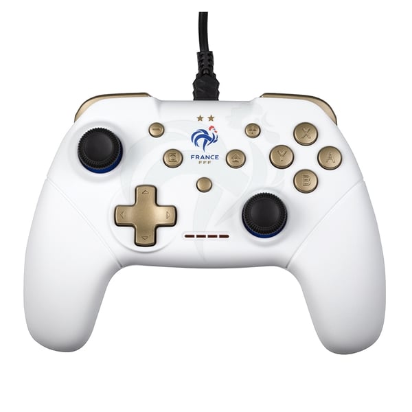 Konix KX FFF SWITCH/PC PAD WHITE Guld, Hvid USB Gamepad Analog/digital Nintendo Switch, PC