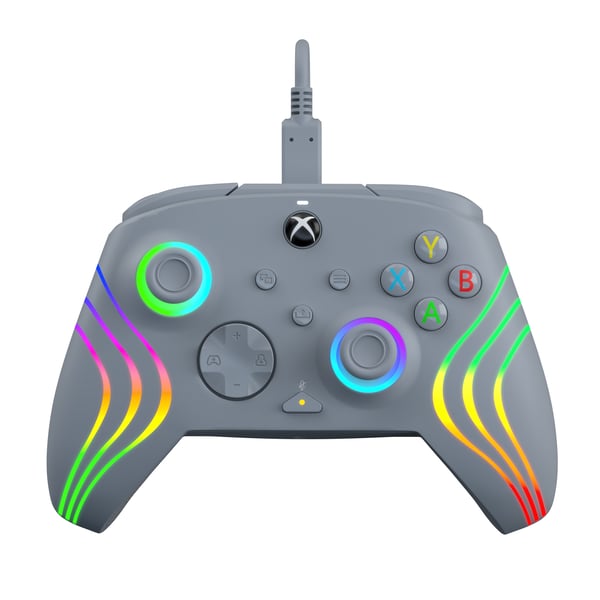 PDP Afterglow Wave Grå USB Spelplatta Analog / Digital PC, Xbox One, Xbox Series S, Xbox Series X