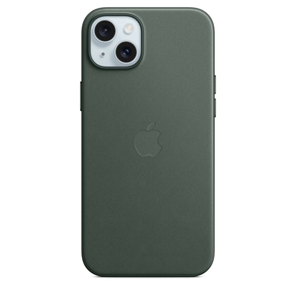Apple Cover MagSafe-kompatibilitet FineWoven stedsegrøn til iPhone 15 Plus