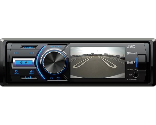 JVC KD-X561DBT auton mediavastaanotin Musta, Sininen 180 W Bluetooth