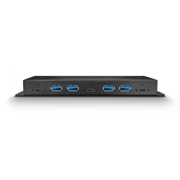 Lindy 43275 keskitin USB 3.2 Gen 2 (3.1 Gen 2) Type-A 10000 Mbit/s Musta