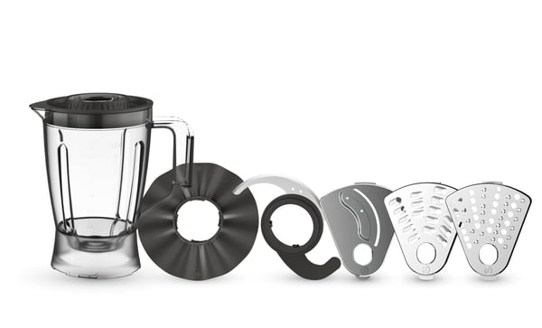 Moulinex FP2461 foodprocessor 700 W 2,4 L Hvid