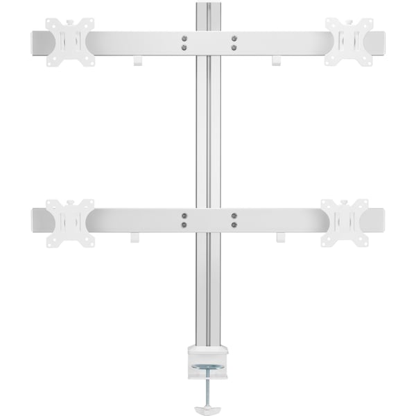 InLine 23184B fäste och ställ till bildskärm 43,2 cm (17") Bord Vit, Aluminium