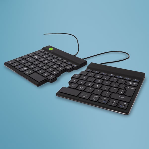 R-Go Tools delat tangentbord, (Storbritannien), svart QWERTY, trådbundet. Windows, Linux Integrerat numeriskt tangentbord R-Go Tools delat tangentbord, (Storbritannien), svart QWERTY, trådbundet. Windows, Linux Integrerat numeriskt tangentbord