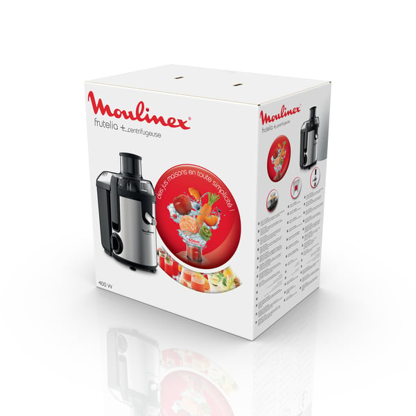 Moulinex JU420D10 citruspresser og juicemaskine Frugtpresser 400 W Rustfrit stål