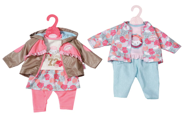 Baby Annabell Travel Jeans 2 ass. 43cm Dukketøjsæt