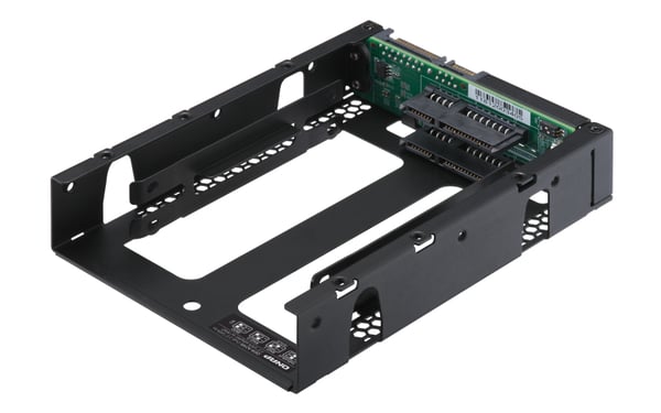 QNAP QDA-A2AR drevkabinet HDD/SSD kabinet Sort 2.5"