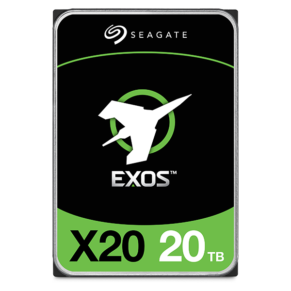 Seagate Enterprise Exos X20 interna hårddiskar 20 TB 7200 RPM 3.5" Serial ATA III