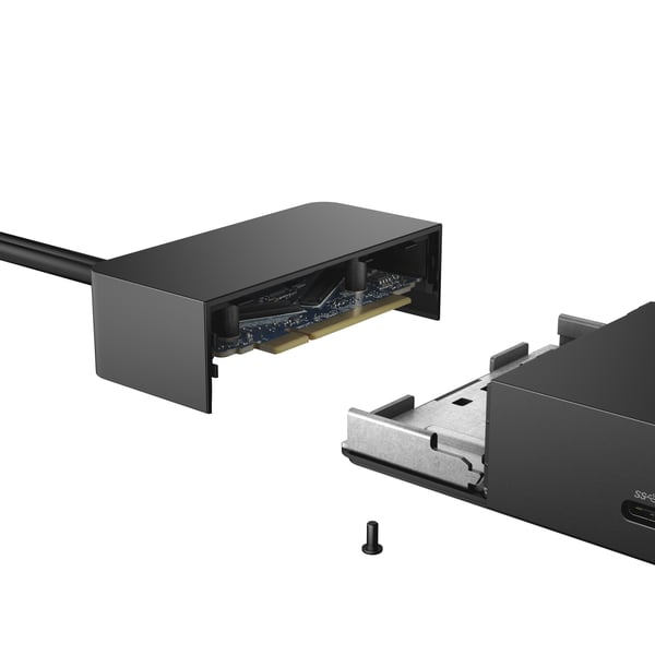 DELL WD19DC Langallinen USB 3.2 Gen 1 (3.1 Gen 1) Type-C Musta