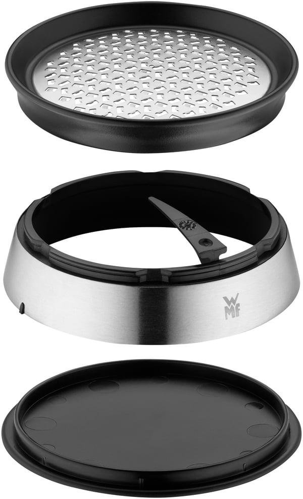 WMF Balance 0644646030 Rundt rivejern Sort, Rustfrit stål