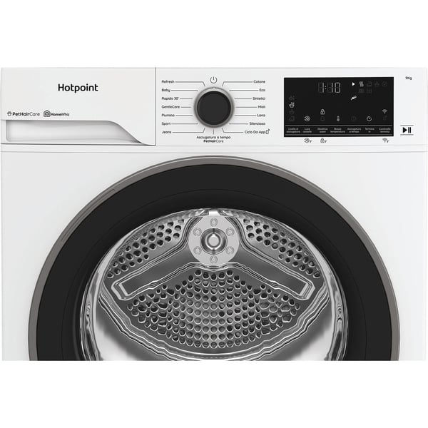 Hotpoint HPT 95D BS IT tumlare Fristående Frontmatad 9 kg Vit