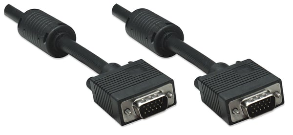 Manhattan 372183 VGA kabel 15 m VGA (D-Sub) Sort
