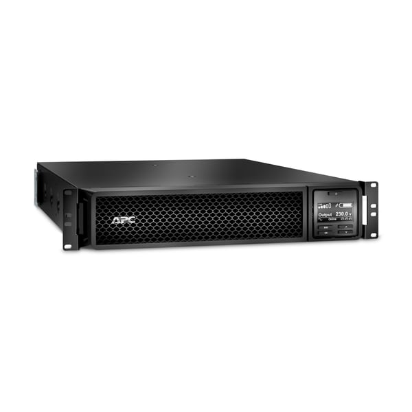 APC SRT1500RMXLI-NC UPS-virtalähde Taajuuden kaksoismuunnos (verkossa) 1,5 kVA 1500 W 6 AC-pistorasia(a)