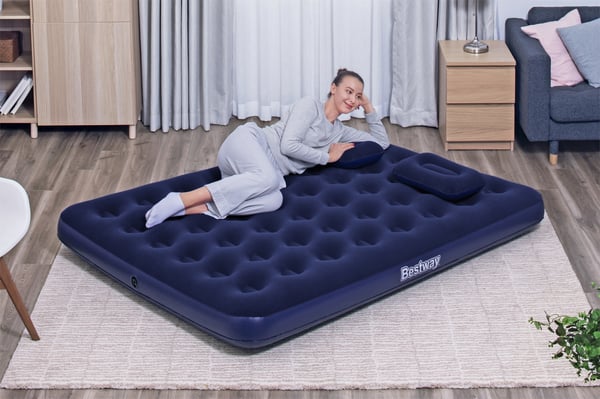 Bestway 67374 / 24 luftmadrass Dubbelmadrass Blå