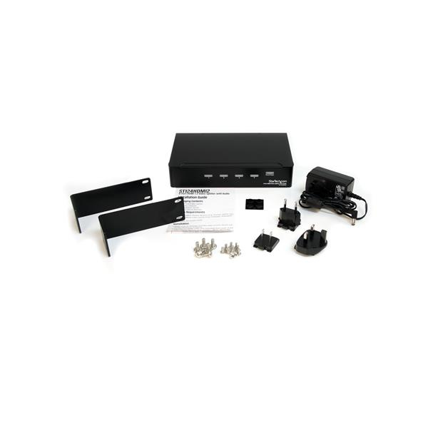 StarTech.com HDMI-splitter och signalförstärkare med 4 portar