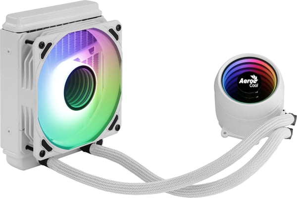 Aerocool Mirage L120 Processor Allt-i-ett vätskekylare Vit 1 styck